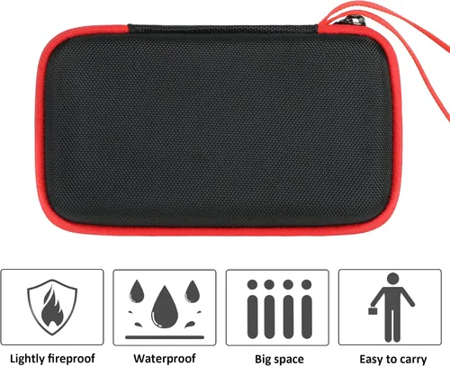 Vista 7 de khanka Funda de viaje rígida de repuesto para Polaroid Go (9035/9071/9070) / Polaroid Go Generation 2 - Mini cámara de película instantánea Negro