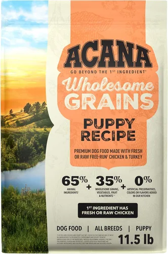 Vista 10 de ACANA - Comida seca para perros sin granos, receta para cachorros, bolsa de 4.5 libras Freeze Dried, Grain Free, High Protein, Made in the USA