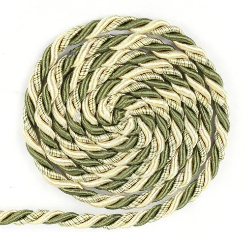 Vista 18 de BEL AVENIR Cuerda trenzada de 0.236 in y 16 yardas, cuerda decorativa de nailon hecha a mano para costura, manualidades, tapicería, decoración