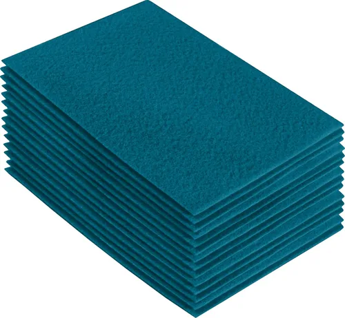 Vista 225 de FabricLA Hojas de fieltro acrílico para manualidades, cuadrados de fieltro precortados suaves de 4 x 4 pulgadas (3.9 in x 3.9 in), utiliza hojas