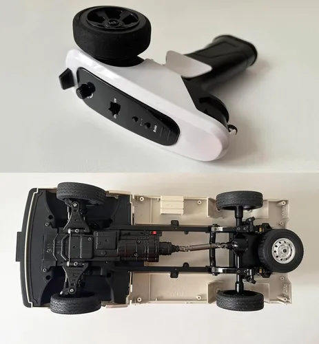 Vista 7 de WPL D14S RC Kei Truck con motor sin escobillas 2435 Control remoto Drift