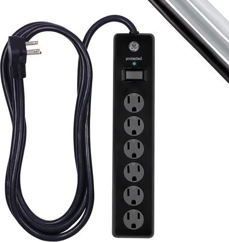 Vista 5 de GE UltraPro Protector SurGE de 7 salidas (40482) y protector GE SurGE de 6 salidas (37442)