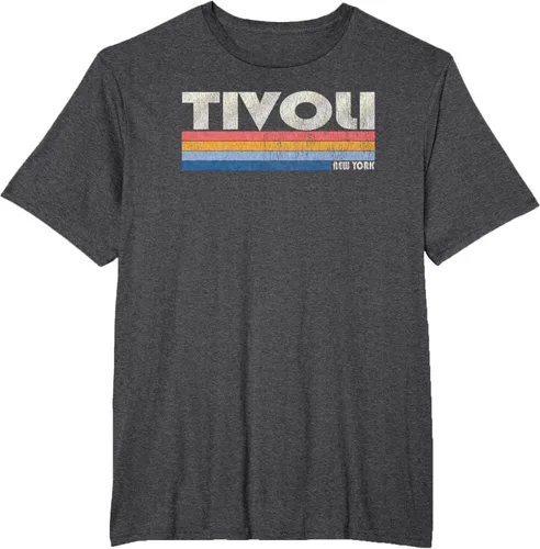 Vista 23 de Camiseta vintage de los años 80 estilo Tivoli NY