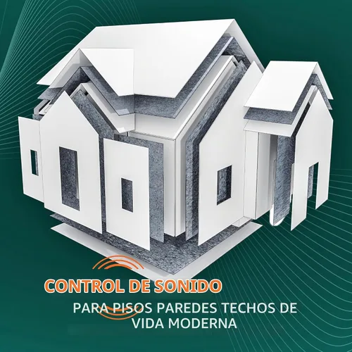Vista 6 de Paneles acústicos Quieture Soundboard – Tableros de fibra absorbentes de sonido para insonorización e aislamiento térmico – Ideales para paredes