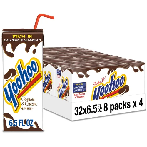 Vista 10 de Yoo-hoo Bebida de chocolate, cajas de 6.5 onzas líquidas, paquete de 32