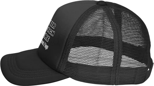 Vista 3 de Gorra de béisbol personalizada para hombre, gorra de béisbol personalizada con tu texto, color negro