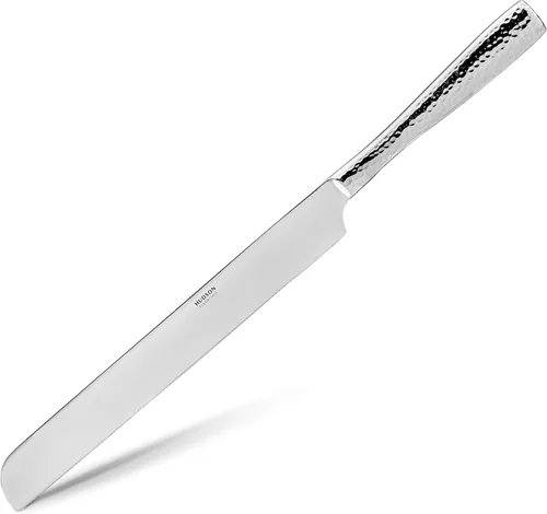 Vista 2 de Hudson Essentials - Juego de cuchillo para tartas y servidor martillados de acero inoxidable 18/10