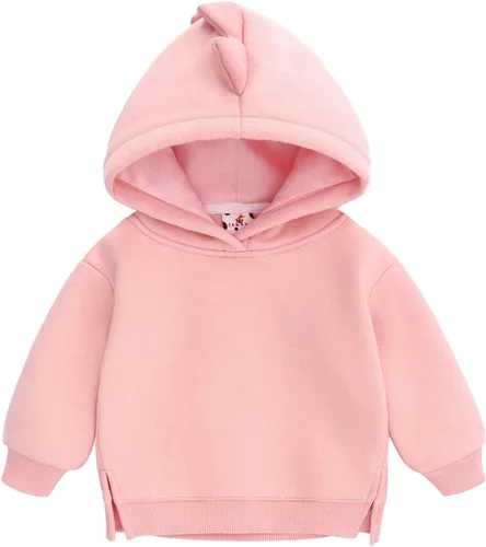 Vista 2 de famuka Sudadera con capucha de dinosaurio unisex para niños pequeños