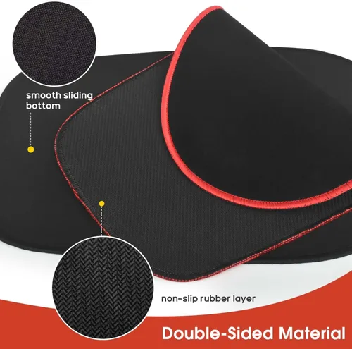 Vista 3 de Paquete de 2 alfombrillas deslizantes para batidora, batidora, compatible con batidora de pie Kitchenaid de 4.5 a 5 cuartos de galón, AirFryer