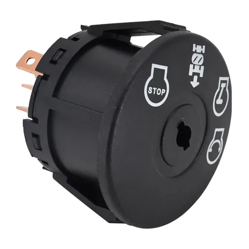 Vista 5 de GY20074 AM133597 Interruptor de arranque de encendido con 2 llaves compatible con John Deere Lawn Tractor L100 L105 L107 L110 L120 D100 D105 D110