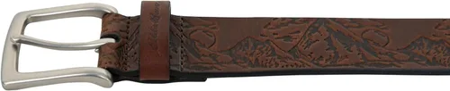 Vista 5 de Eddie Bauer Men's Casual Jean Leather Belts in Black, Brown, and Tan, Multiple Sizes