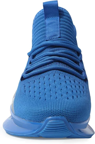 Vista 4 de Firholm Zapatos casuales de malla para hombre para caminar y correr zapatos deportivos sin cordones ligeros transpirables