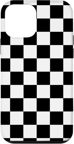 Vista 16 de Checked Chessboard Black Case for iPhone 17