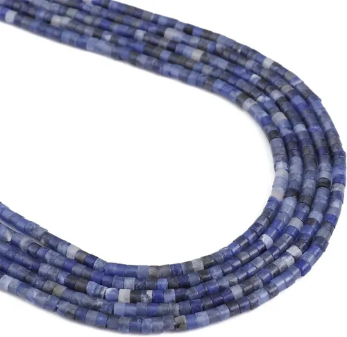 Vista 8 de BEADIA Cuentas Espaciadoras de Jade Natural Africano Planas Redondas Sueltas para Hacer Joyas con Abalorios 3mmx2mm 38cm