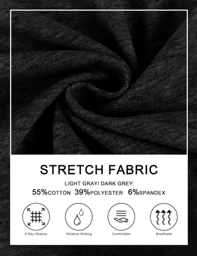 Vista 5 de HARTPOR Pantalones deportivos de algodón para mujer, pantalones deportivos para yoga, pantalones deportivos casuales para correr con bolsillos