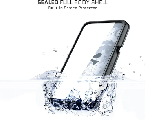 Vista 3 de Ghostek Nautical Slim - Funda delgada impermeable para Apple iPhone 15 Plus - Protector de pantalla y lente de cámara integrado, compatible