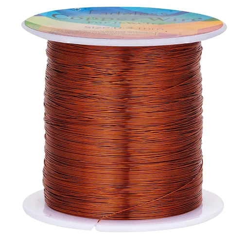 Vista 31 de Alambres de cobre resistentes al deslustre de 65.6 pies, alambre de cobre para electrocultura en jardinería, alambre de cobre de calibre 16, cables