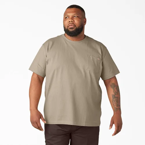 Vista 5 de Dickies - Camiseta pesada de manga corta y cuello redondo para hombre