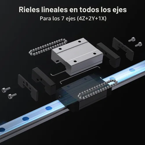 Vista 8 de Sovol SV08 Core-XY 3D Impresora Voron 2.4 de Código Abierto, Impresoras 3D de Alta Velocidad 700mm/s con Hotend Libre de Obstrucciones a 300℃ &