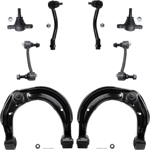 Vista 230 de Detroit Axle - Kit de brazos de control de extremo de 8 piezas para Toyota 2001-2003 Highlander 2002-2003 Camry Lexus ES300, 2 conjuntos de brazos