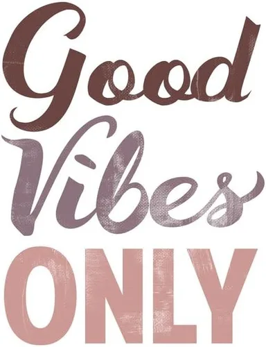 Vista 5 de Póster artístico para decoración de pared Good Vibes Only Cool 24x36