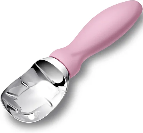Vista 11 de Rainspire Cuchara de helado de acero inoxidable con mango cómodo, cuchara para helado resistente, pala para helado, ideal para cucharas de helado