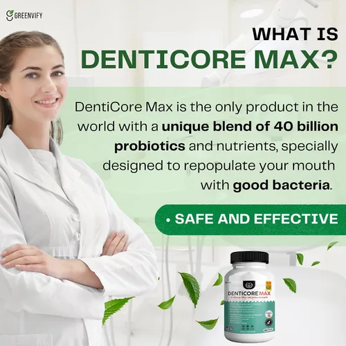 Vista 7 de Max for Gums and Teeth Health – 40 mil millones de UFC Probióticos orales avanzados, soporte para el aliento fresco, 60 cápsulas (paquete de 1)