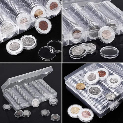Vista 4 de AITIME Funda para coleccionista de monedas, 30mm