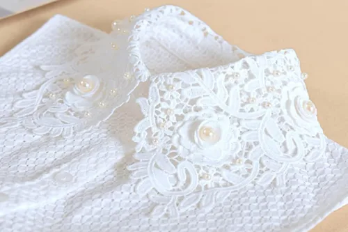 Vista 5 de Elegtiskas - Collar de media camisa desmontable para mujer y niña