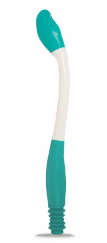 Vista 6 de Essential Medical Supply Toallita ergonómica de higiene personal para papel higiénico y toallitas húmedas con botón de fácil liberación, color blanco