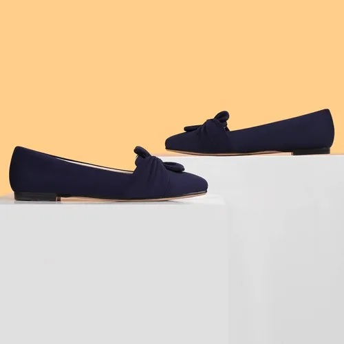 Vista 5 de MUSSHOE - Zapatos planos para mujer, de espuma viscoelástica, cómodos y puntiagudos