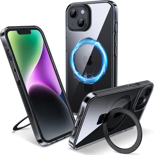 Vista 39 de Funda magnética para iPhone Air – [Soporte invisible integrado] [Compatible con MagSafe] [Protección contra caídas de grado militar] Cubierta
