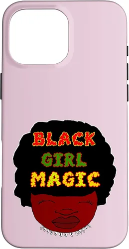 Vista 18 de Funda mágica para iPhone 12 mini niña negra