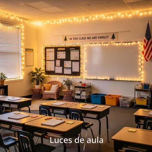 Vista 4 de JMEXSUSS - Tira de 100 luces led para interiores, 8 modos, enchufables, parpadeantes, 33 pies, luces navideñas para exteriores, a prueba de agua