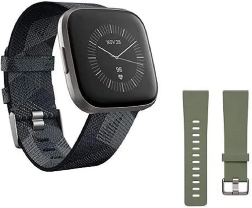 Vista 6 de Fitbit Versa 2 - Reloj inteligente de salud y fitness con frecuencia cardíaca, música, Alexa integrado, seguimiento de sueño y natación