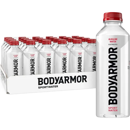 Vista 11 de BODYARMOR SportWater Agua alcalina, agua embotellada de alta alcalina, pH 9+, 1 litro (paquete de 6), paquete de agua refrescante con electrolitos