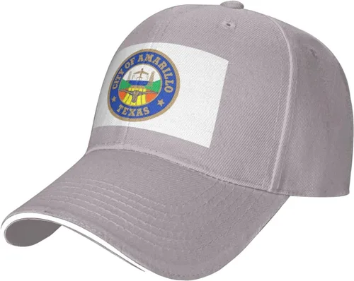 Vista 10 de Amarillo Texas Seal Baseball Cap for Men Women Hats Adjustable Outdoor Trucker Hat
