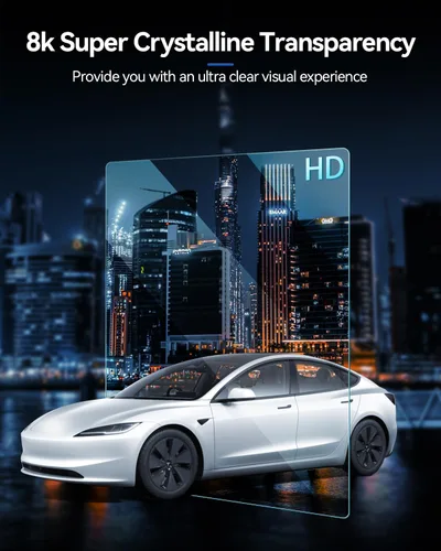 Vista 5 de Paquete de 2 protectores de pantalla AR modelo 3 para Tesla Model 3 2024 2025, accesorios de 15 pulgadas, control central antirreflectante