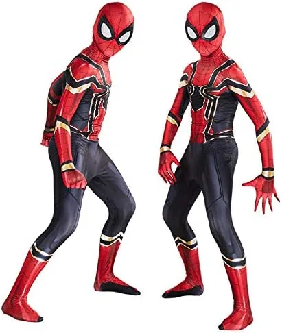 Vista 6 de AODAI Disfraz de superhéroe de Halloween para niños, disfraz de superhéroe para niños