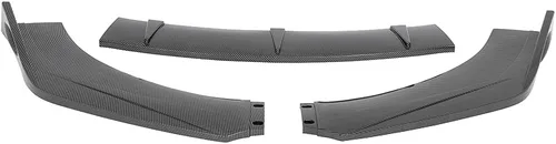 Vista 2 de SCITOO Alerón Divisor de Labio Delantero Chin Compatible con Labio de Parachoques Delantero Universal Kit de Carrocería Difusor Exterior Negro Mate