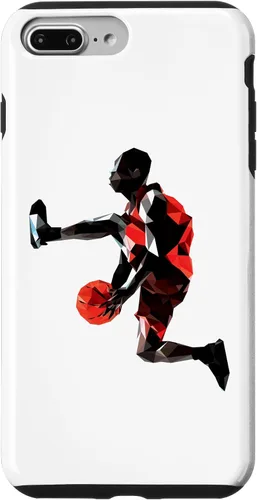 Vista 9 de Funda de baloncesto retro para iPhone 15 con diseño de jugador de baloncesto