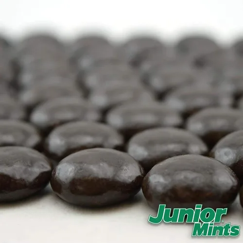 Vista 4 de Tootsie Roll Mentas cremosas junior en chocolate puro, mini cajas, 72 unidades, 31.68 onzas