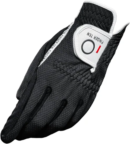 Vista 11 de FINGER TEN - Guantes de golf para hombre, agarre para lluvia, mano izquierda para diestros, 1 unidad, ajuste duradero para clima cálido, húmedo