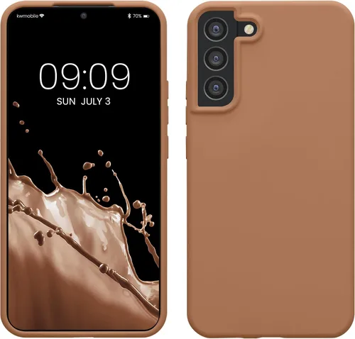 Vista 213 de kwmobile Funda compatible con Samsung Galaxy S9 - Funda de silicona TPU con acabado suave - Blue Reef