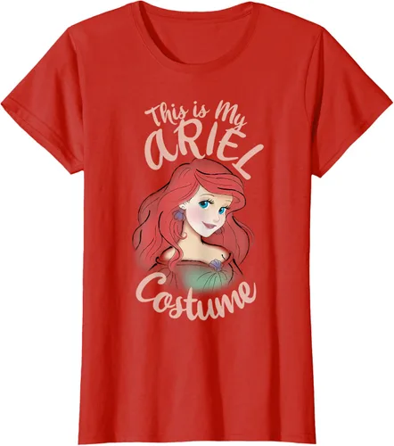 Vista 4 de Disney Camiseta de Halloween de Ariel This Is My Costume de La Sirenita, Blanco