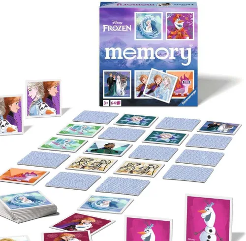 Vista 4 de Ravensburger Disney Frozen Memory Game – Pares de fotos a juego para niños a partir de 3 años – Juguete educativo para niños