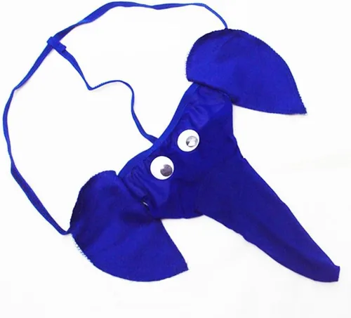 Vista 2 de Men Thong Elephant Funny G-String Exotic Underwear T-Back Mesh Christmas Joke Gag Prank Gifts Valentines Day for Him