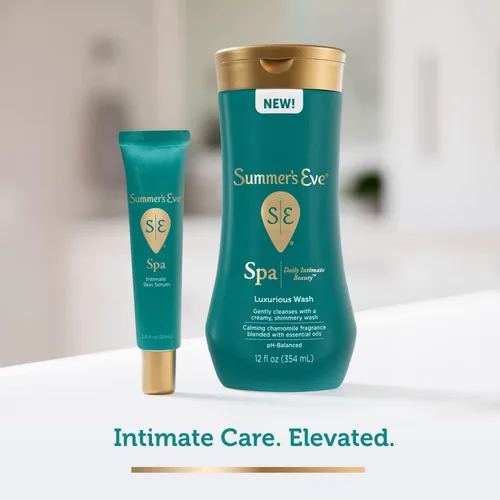 Vista 7 de Summer's Eve Spa Set para mujer Caja de regalo Suero hidratante para después del afeitado para mujer, tubo de 1 onza Lavado femenino
