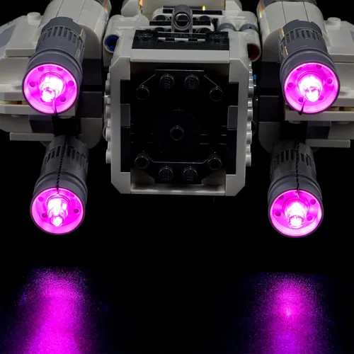 Vista 8 de BRIKSMAX Kit de iluminación LED para LEGO-75301 Luke Skywalker's X-Wing Fighter - Compatible con Lego Star Wars Building Blocks Model- No incluye