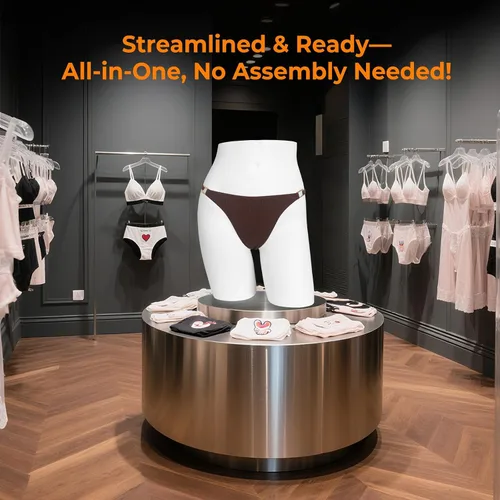 Vista 5 de Maniquí femenino sexy de una sola pieza HIPS torso inferior del cuerpo para mostrador de lencería de mujer, soporte de pedestal de exhibición